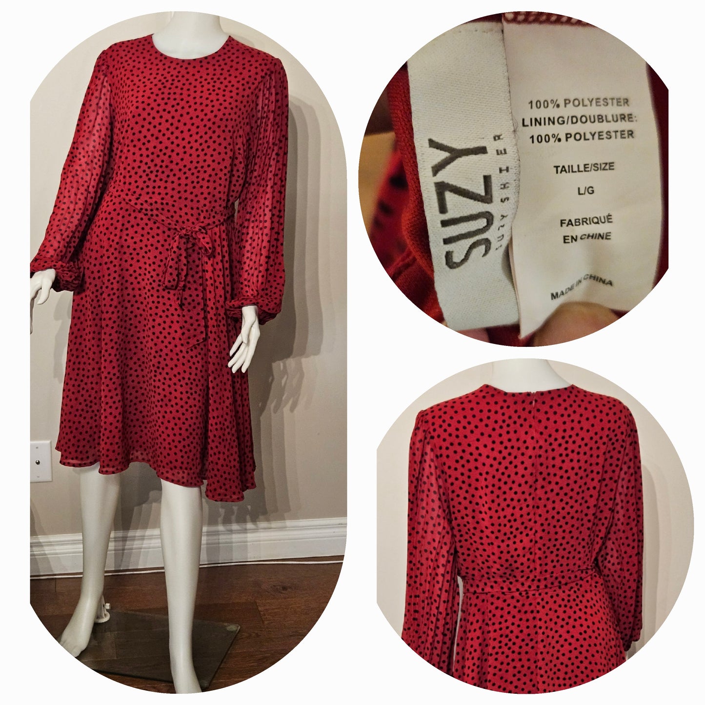 Polka Dot Midi Dress