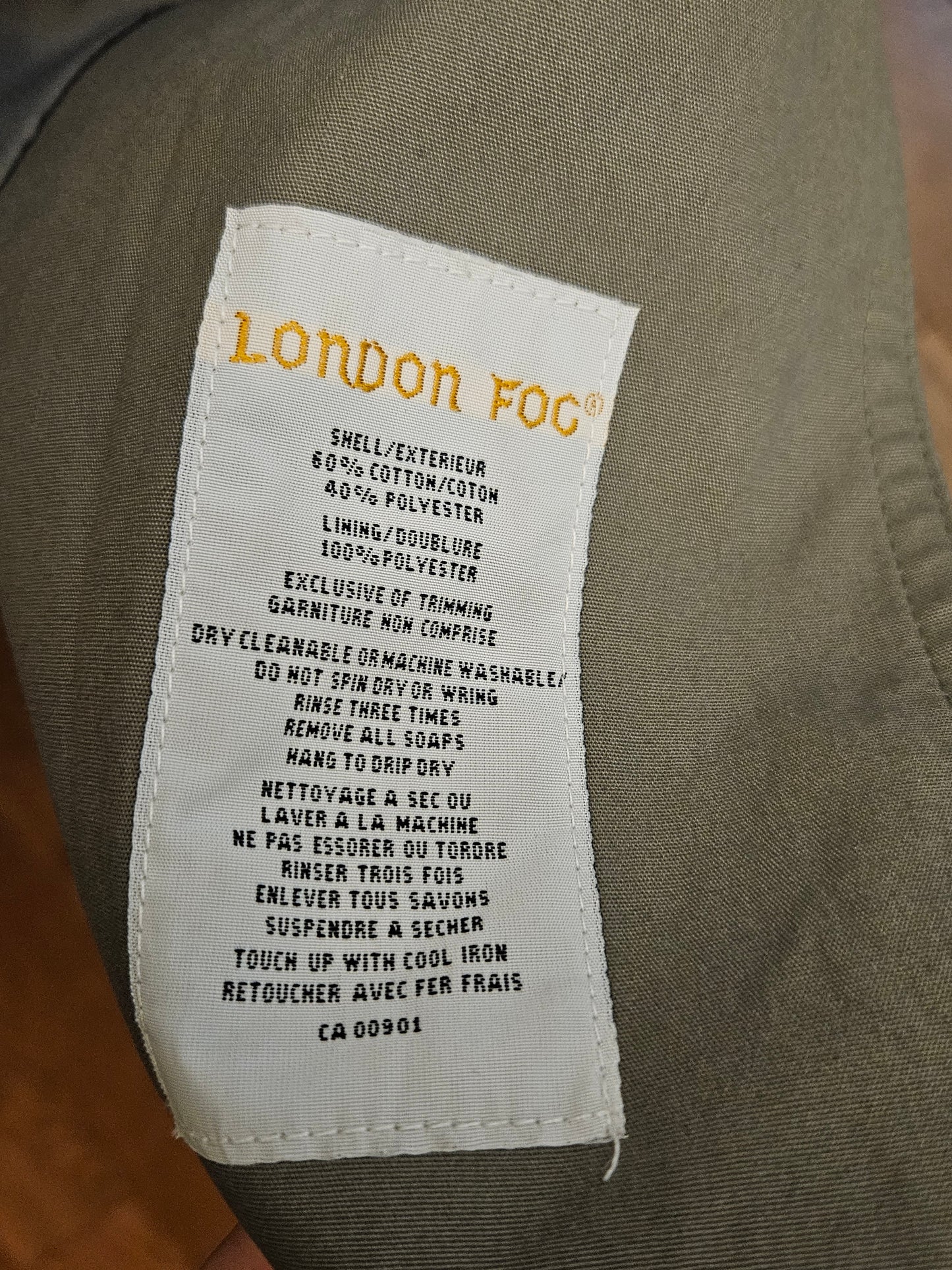 London Fog Trench Coat