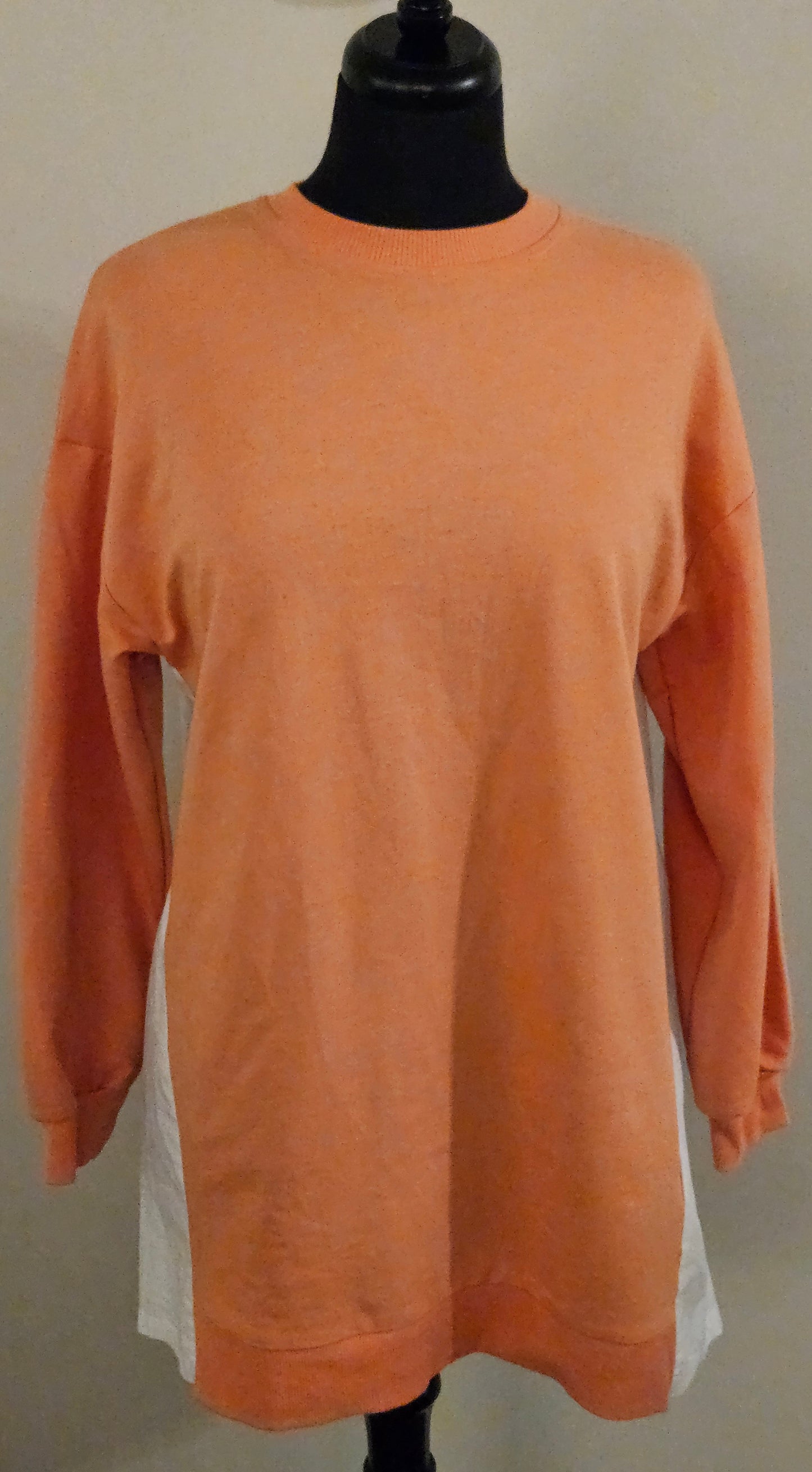 Orange and White Shirt