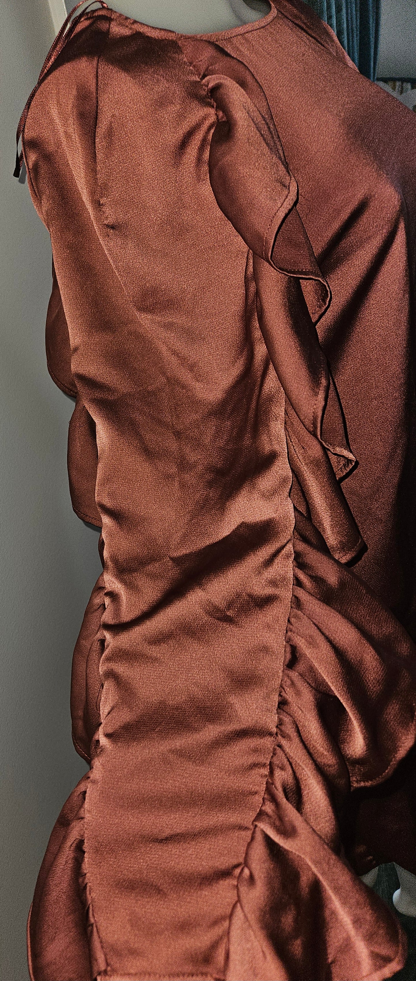 Satin Long Sleeves Top