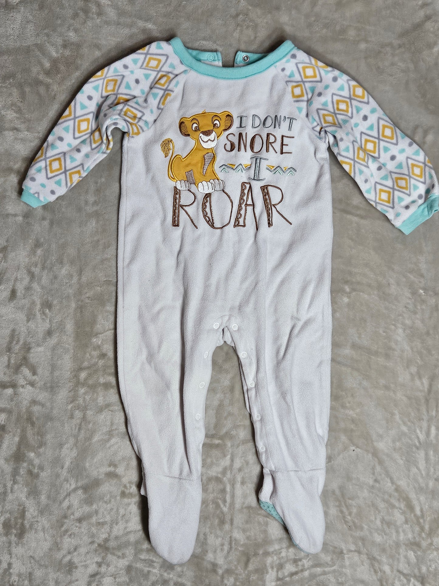 “I Don’t Snore, I Roar” Onesie – 18–24M