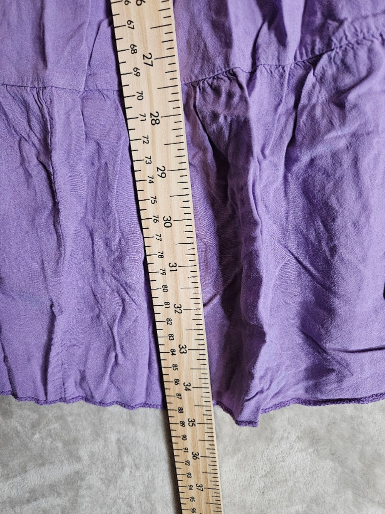 Purple Maxi Skirt - XL