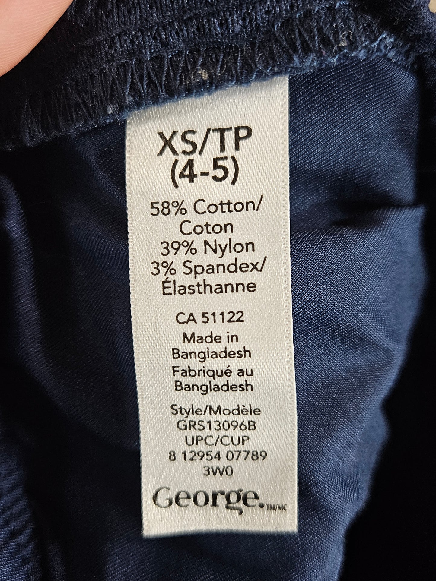 George Kids Pants - Size 4/5