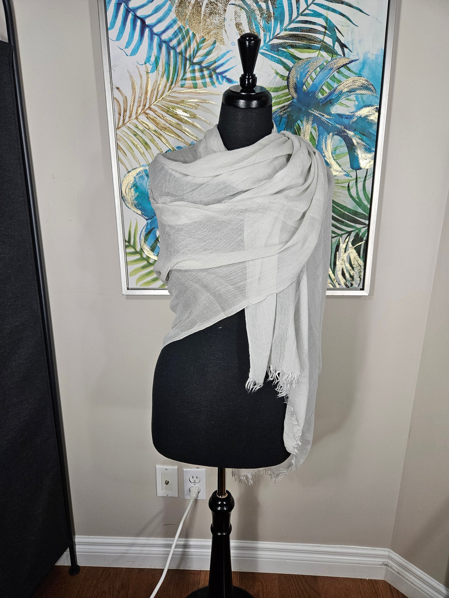 White Hijab- Extra Long