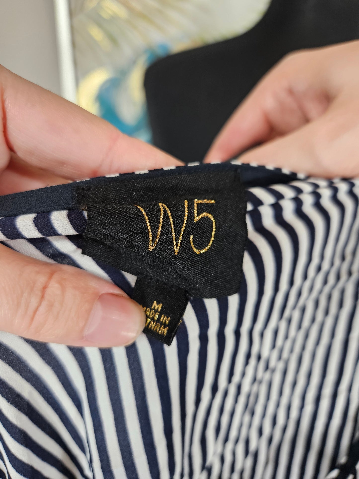 W5 Striped Long Sleeve - Size Medium