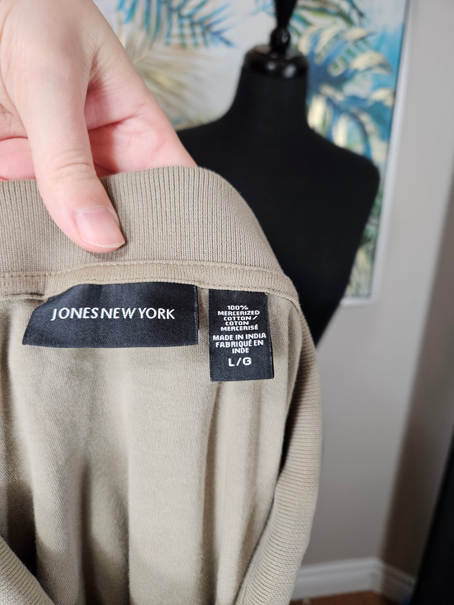 Jones New York Mens Polo - Size Large