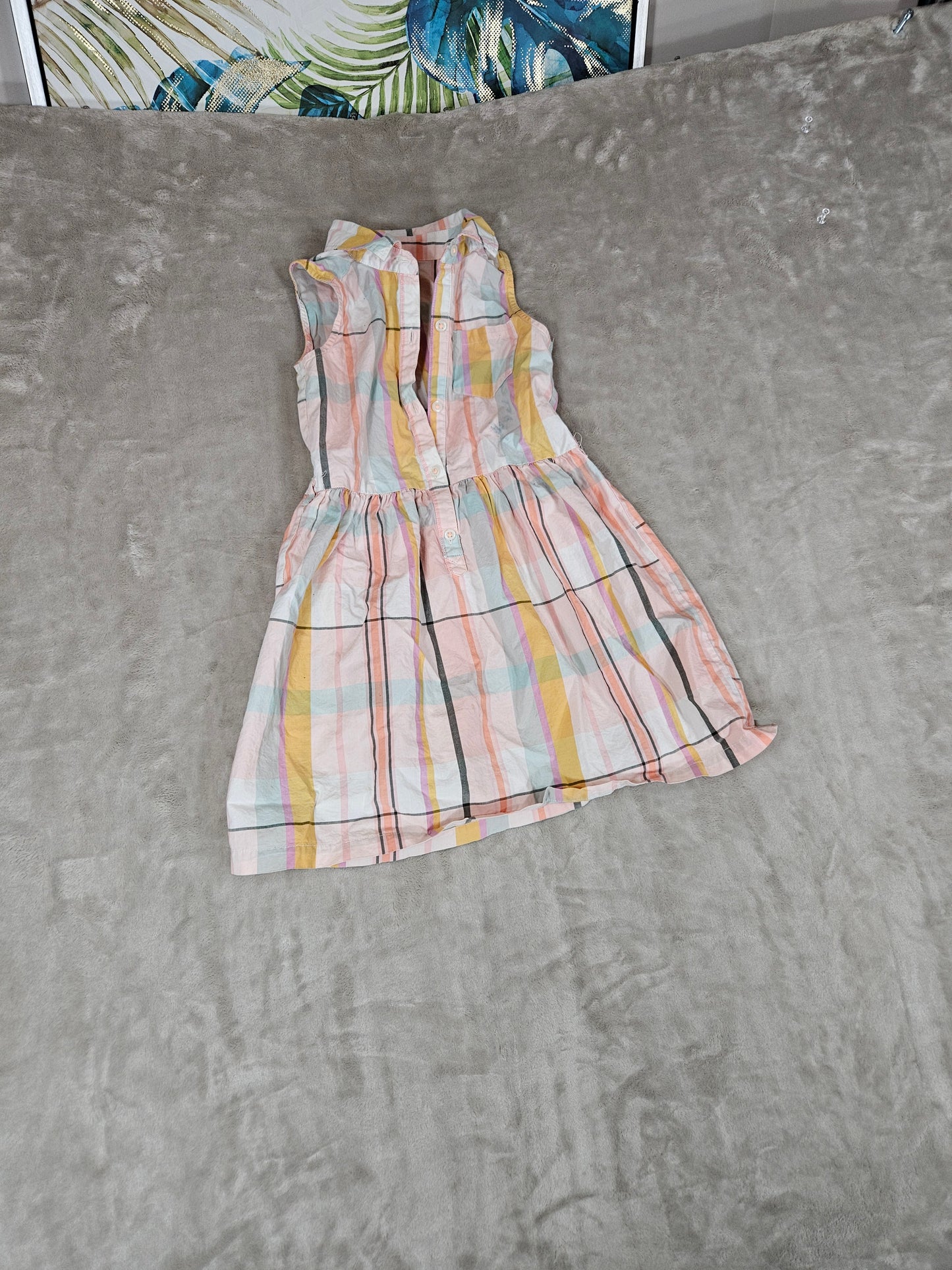 Striped Sleeveless Dress - Size 5