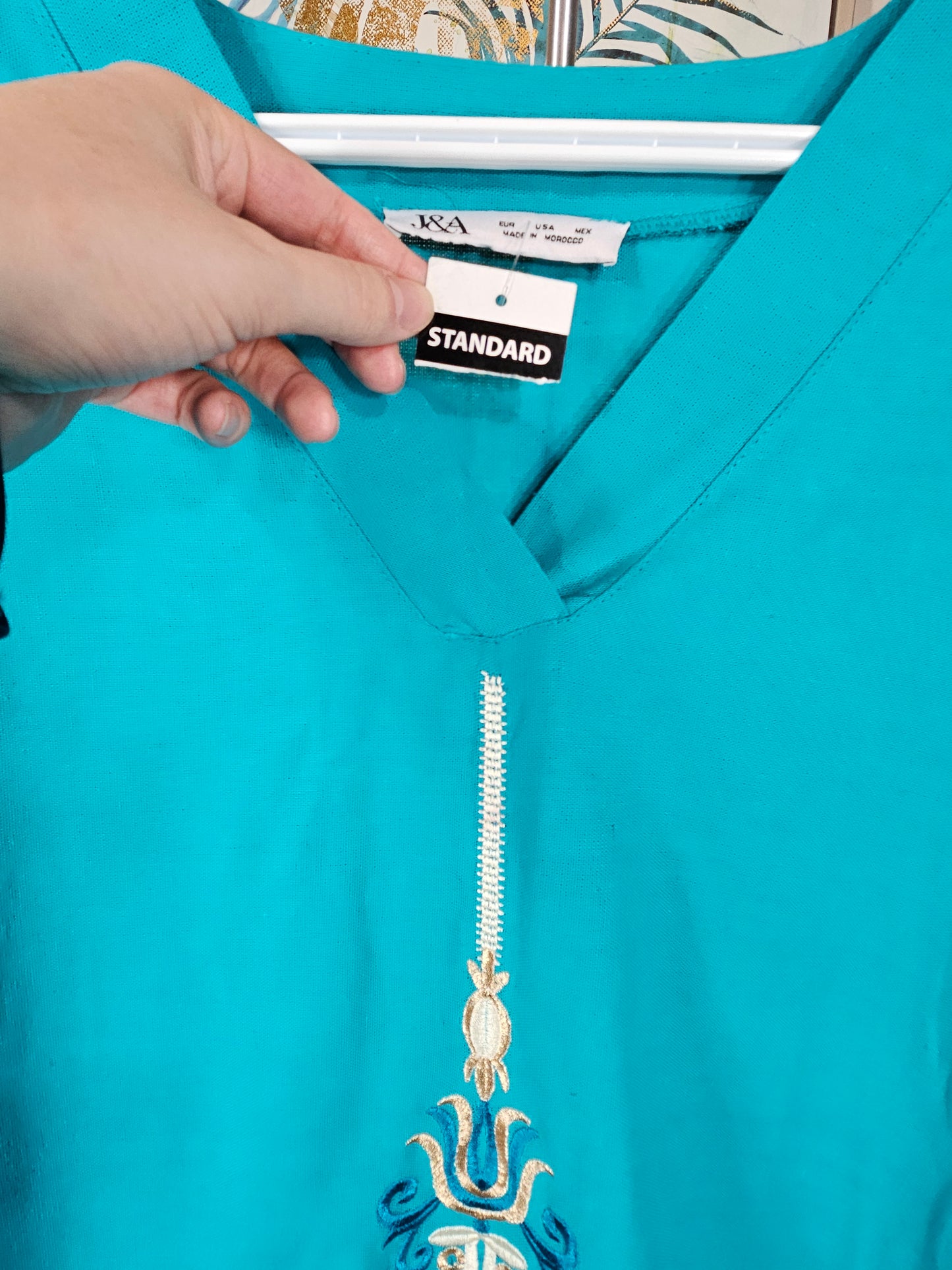 Turquoise Abaya - Size L/XL