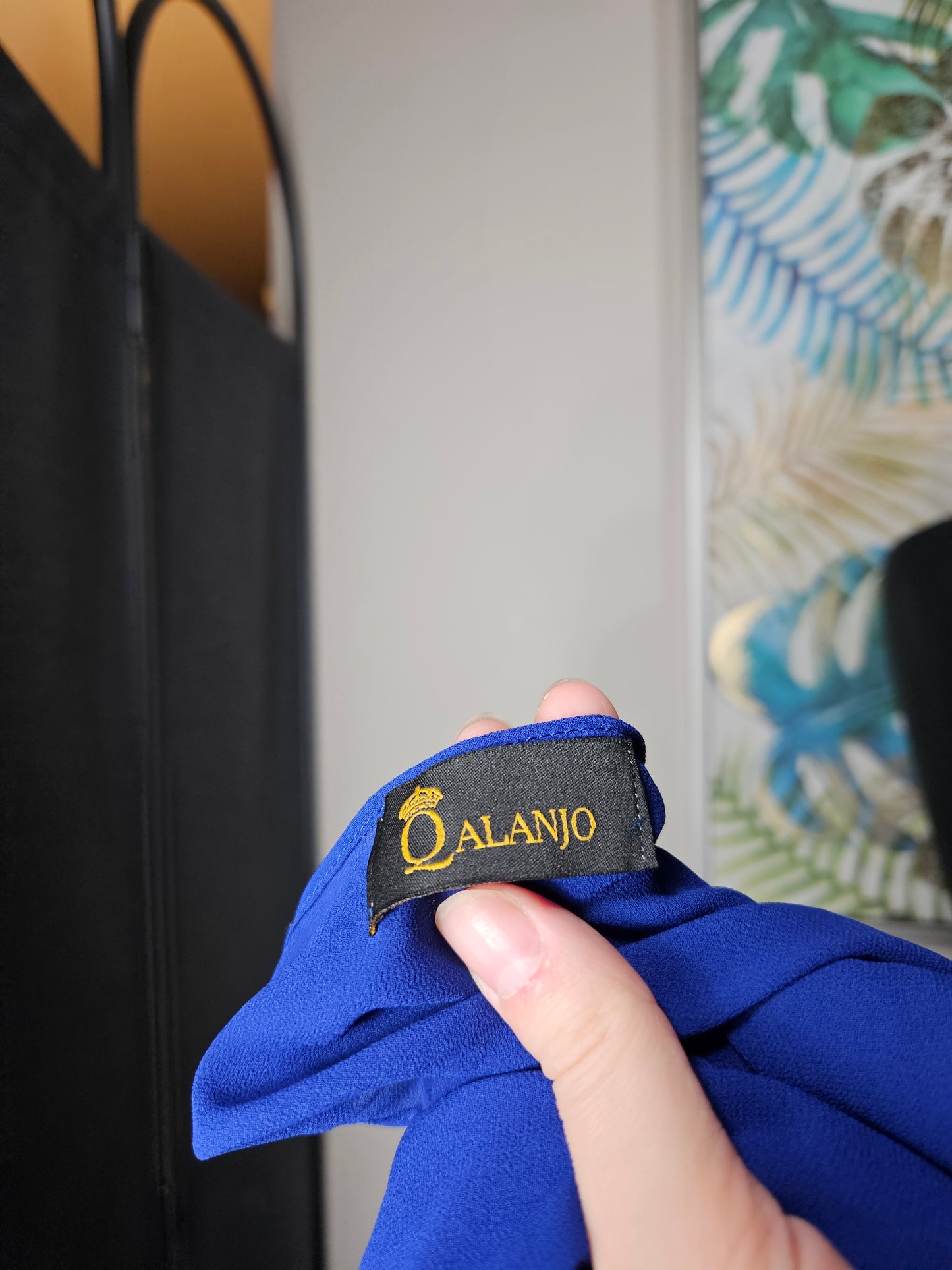 Royal Blue Chiffon Hijab