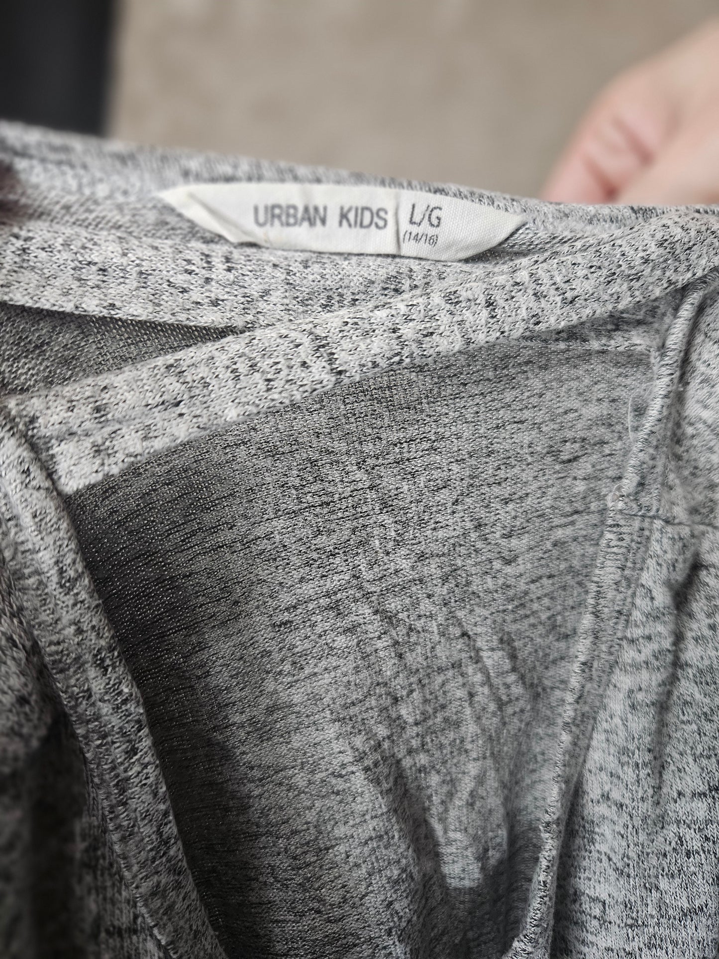 Grey Long Sleeve Top - Size 14/16