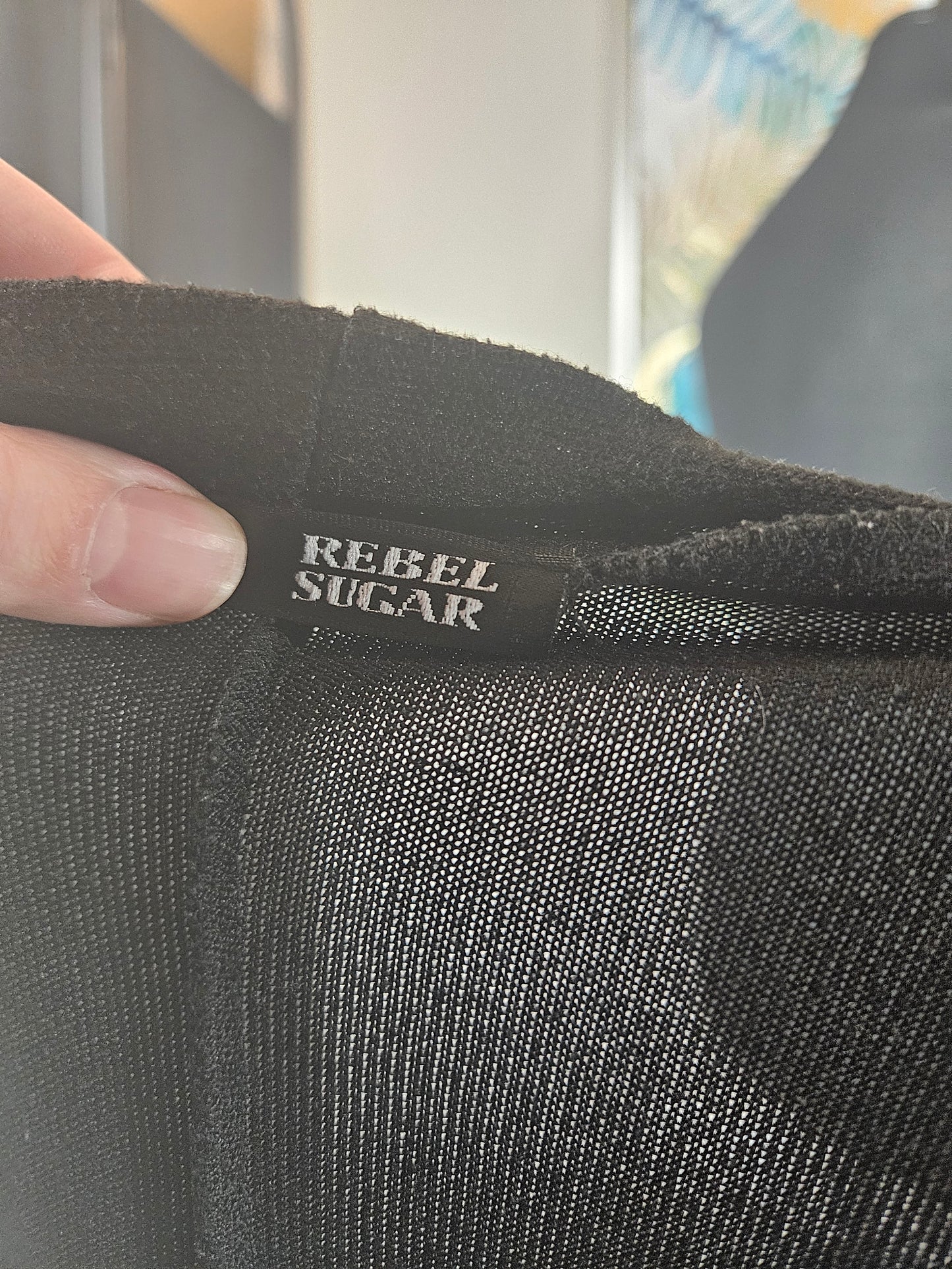 Rebel Sugar Black Cardigan - Size M