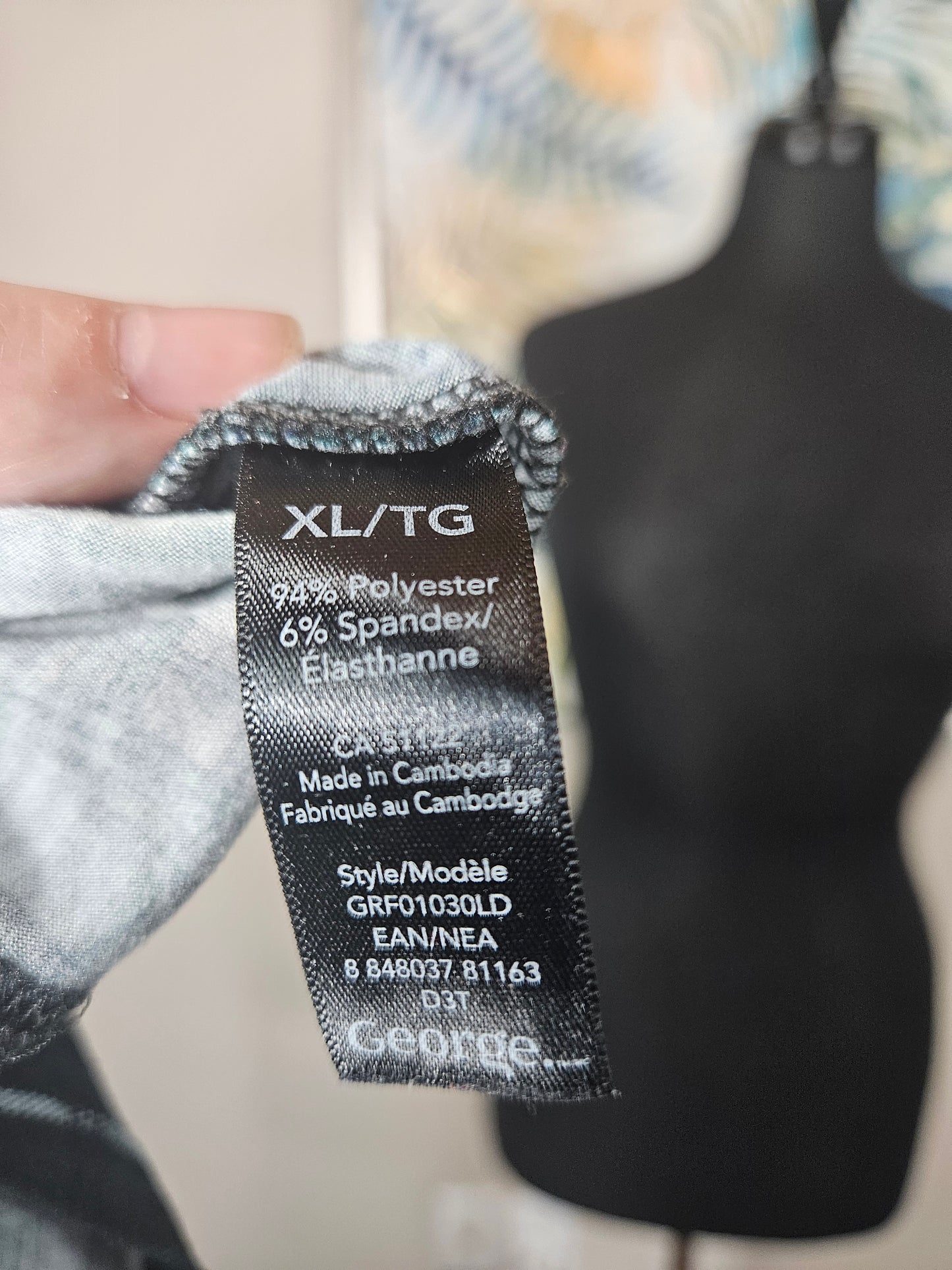 George Plaid Blouse - Size XL