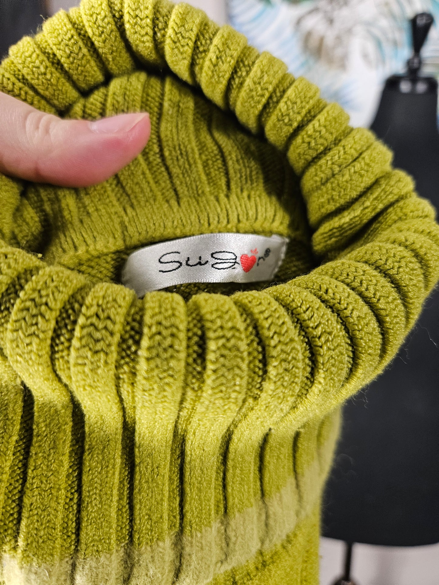 Green Turtleneck - Size Medium