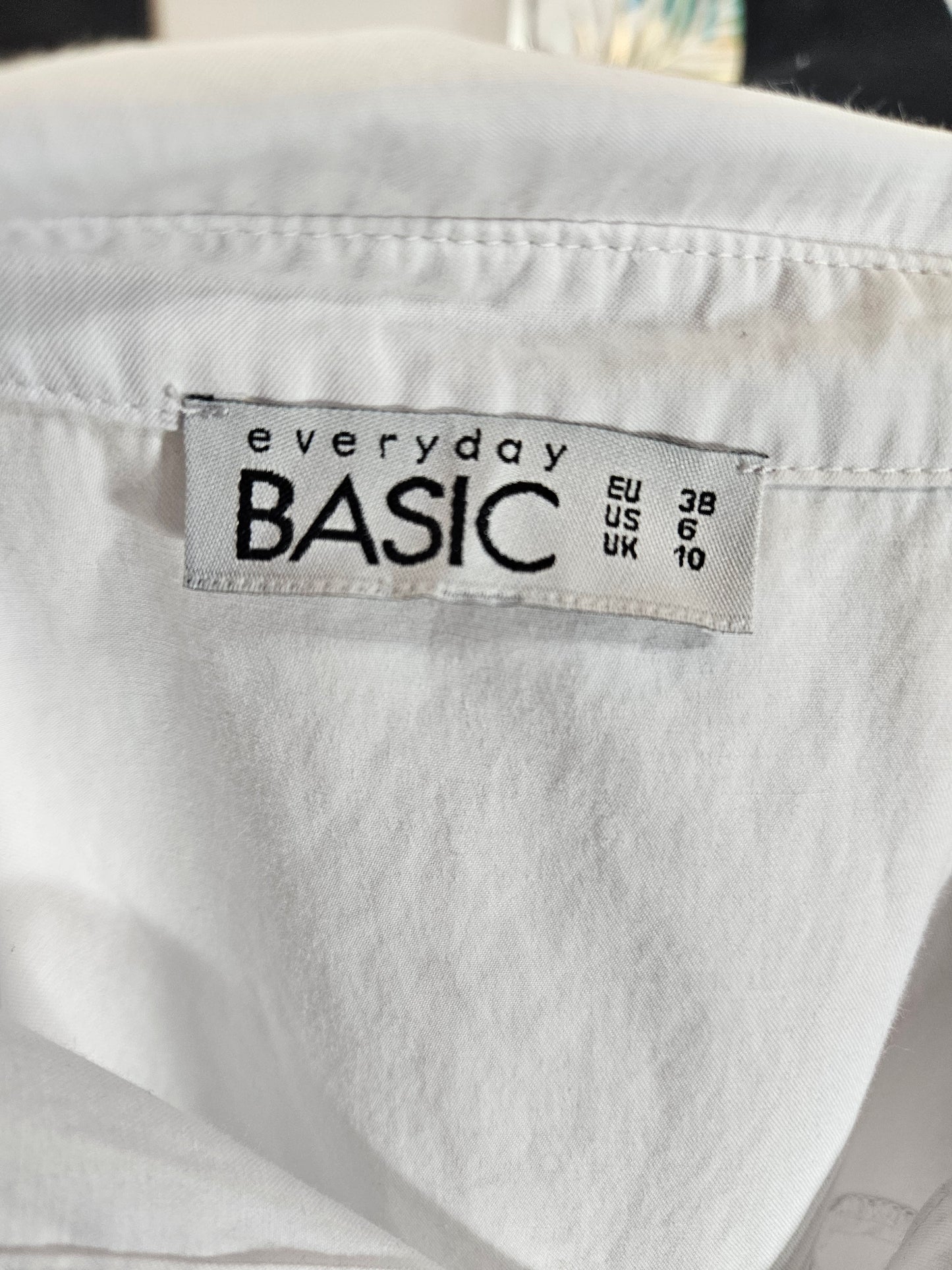 White Extra Long Tunic - Size Medium