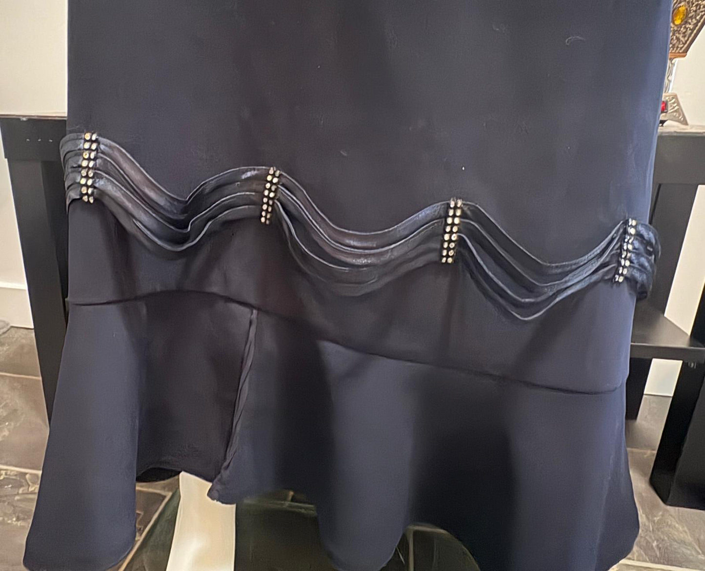 Navy Blue Formal Skirt