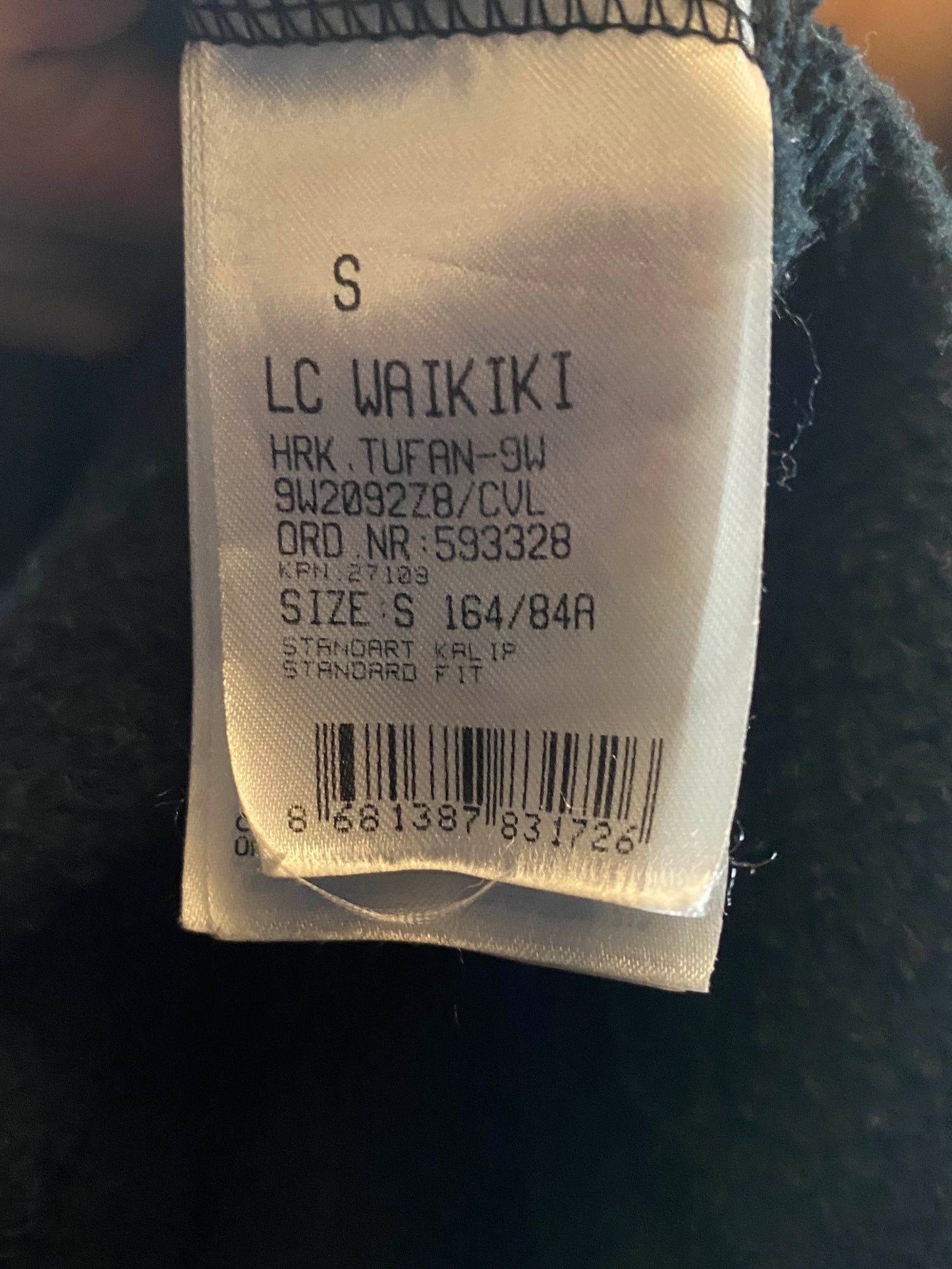 LC Wakiki Black Button Up Sweater - Size Small