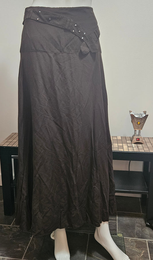 Brown Maxi Skirt