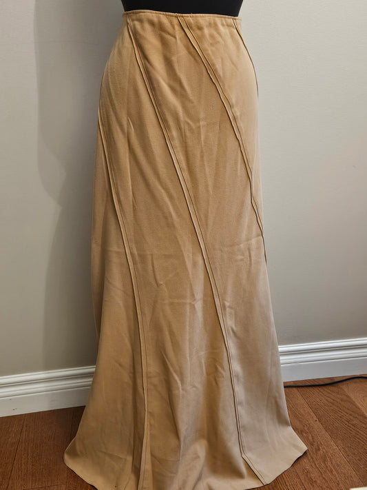 Beige Maxi Skirt