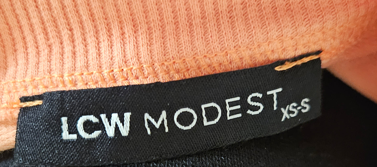 Orange and White Shirt