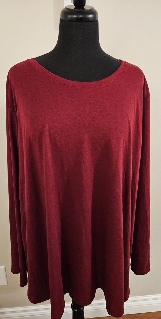 Long Sleeves Maroon Shirt