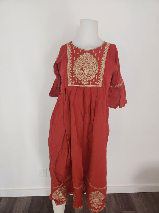 Embroidery Kids Mid-dress