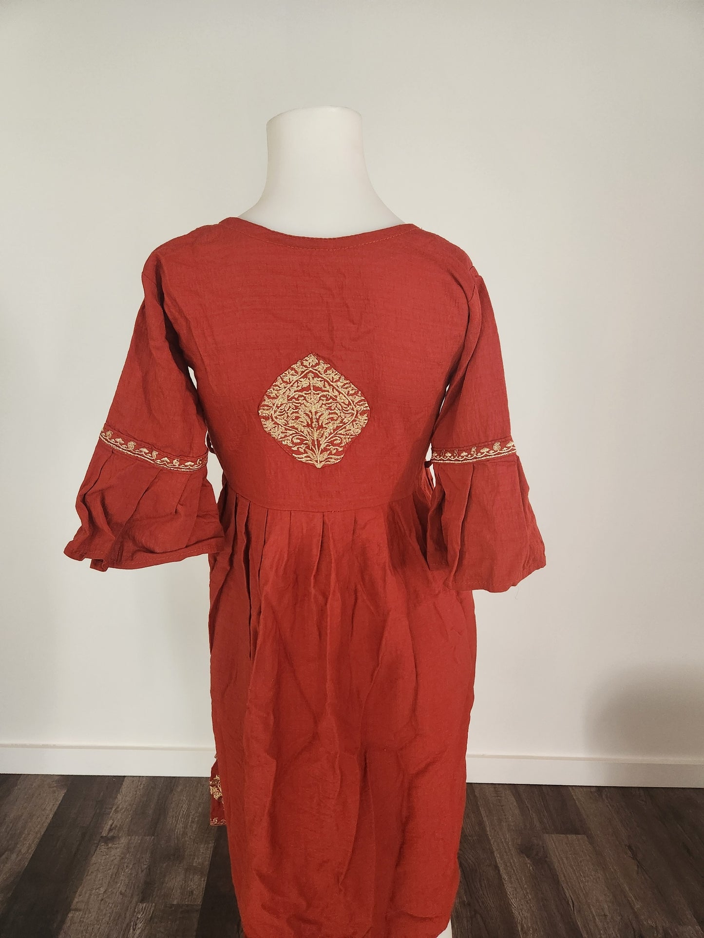 Embroidery Kids Mid-dress