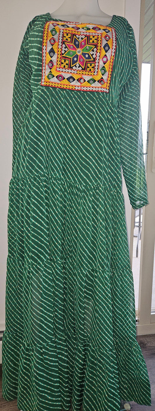 Maxi Dress with back Lace-up details