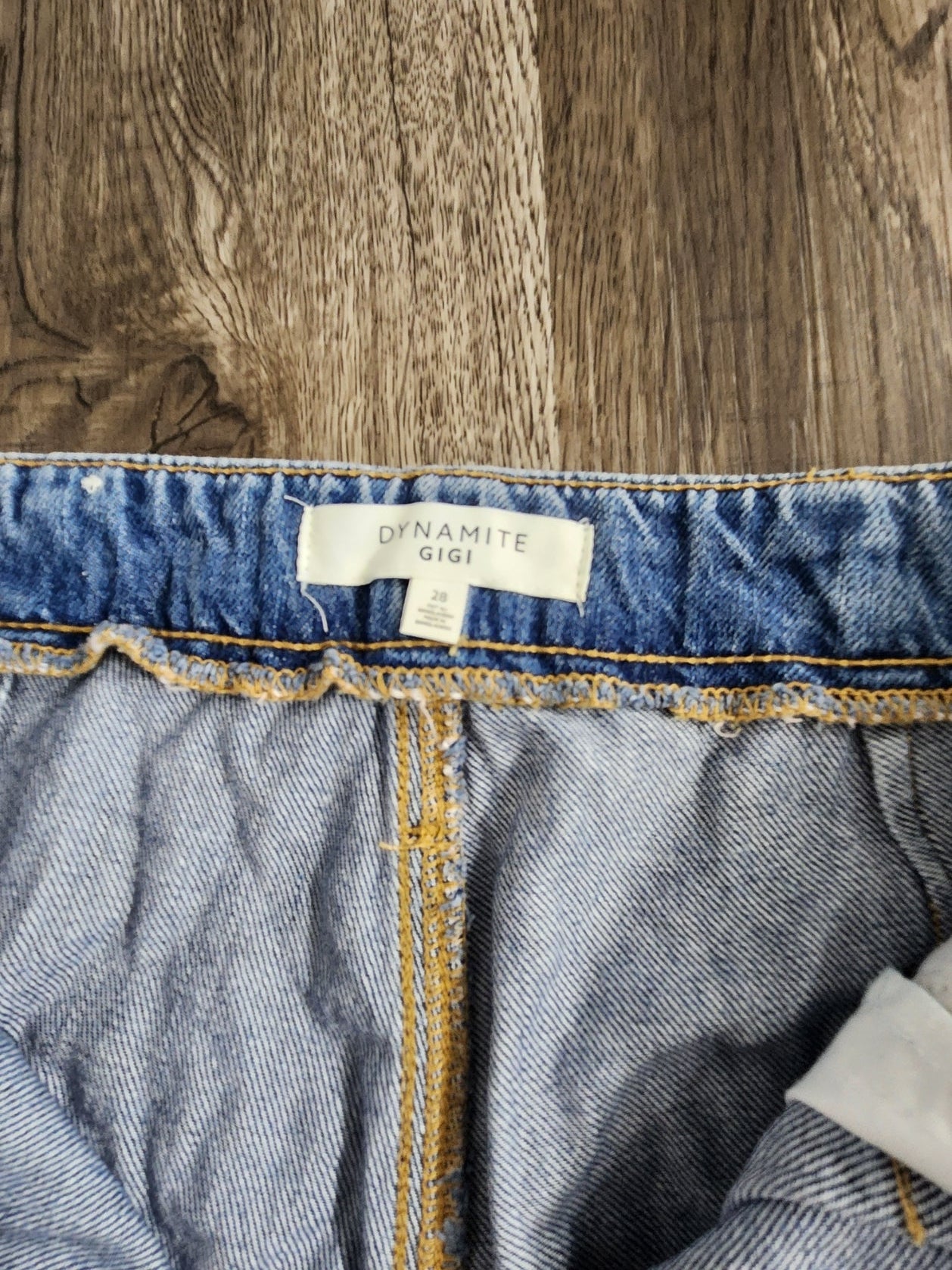 Dynamite Waist String Jeans