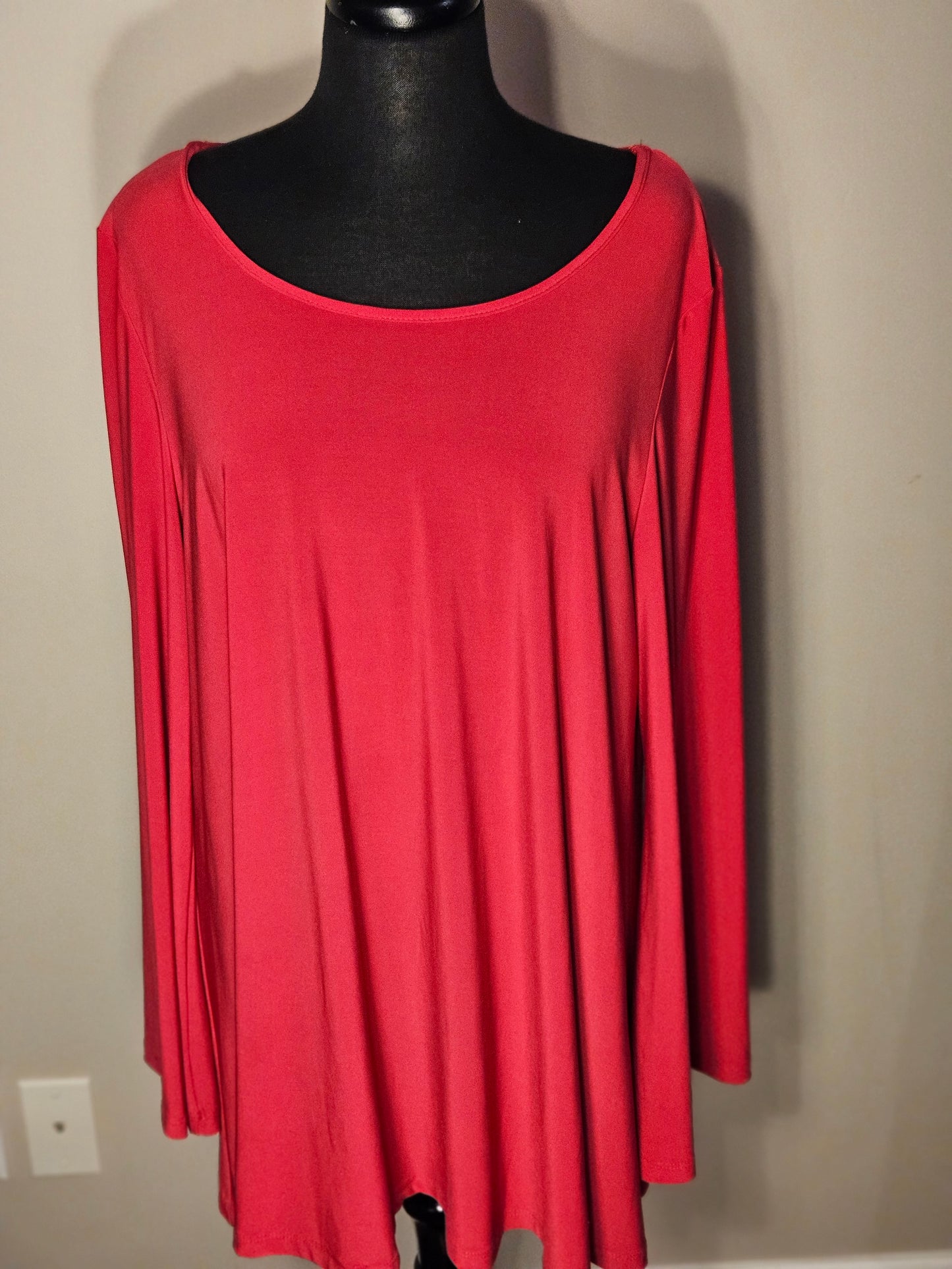 Fuschia Long Sleeve Top