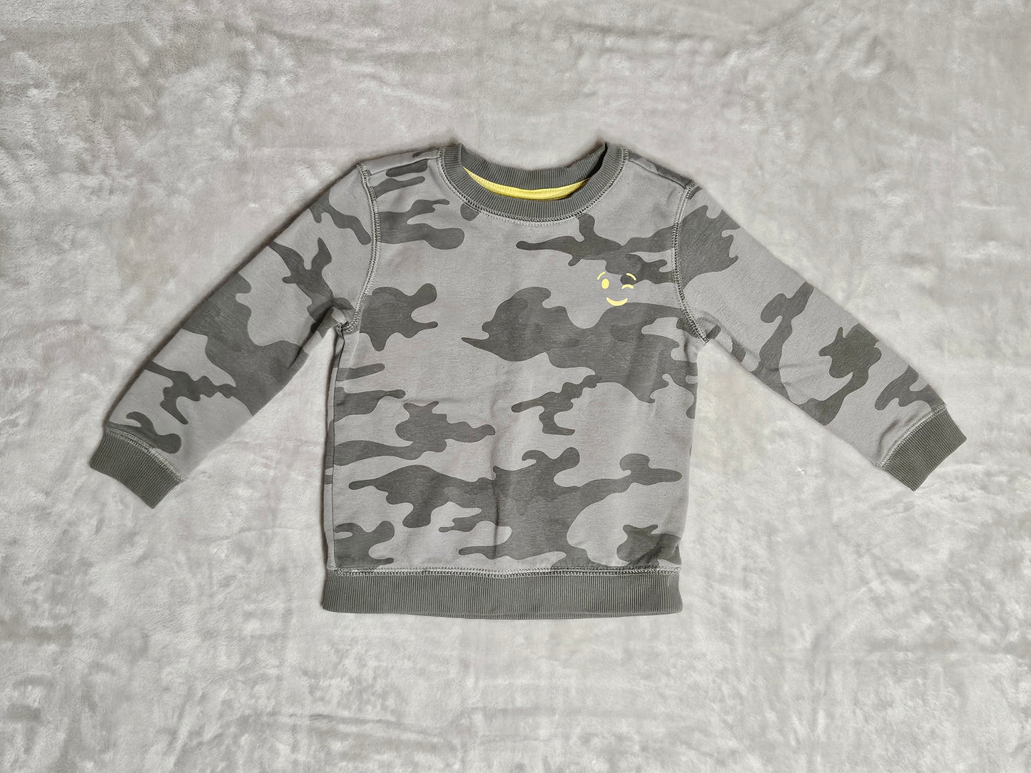 Kids Camo Style Pullover Sweater