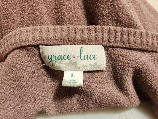 Grace & Lace Long Sleeve Sweater – Large