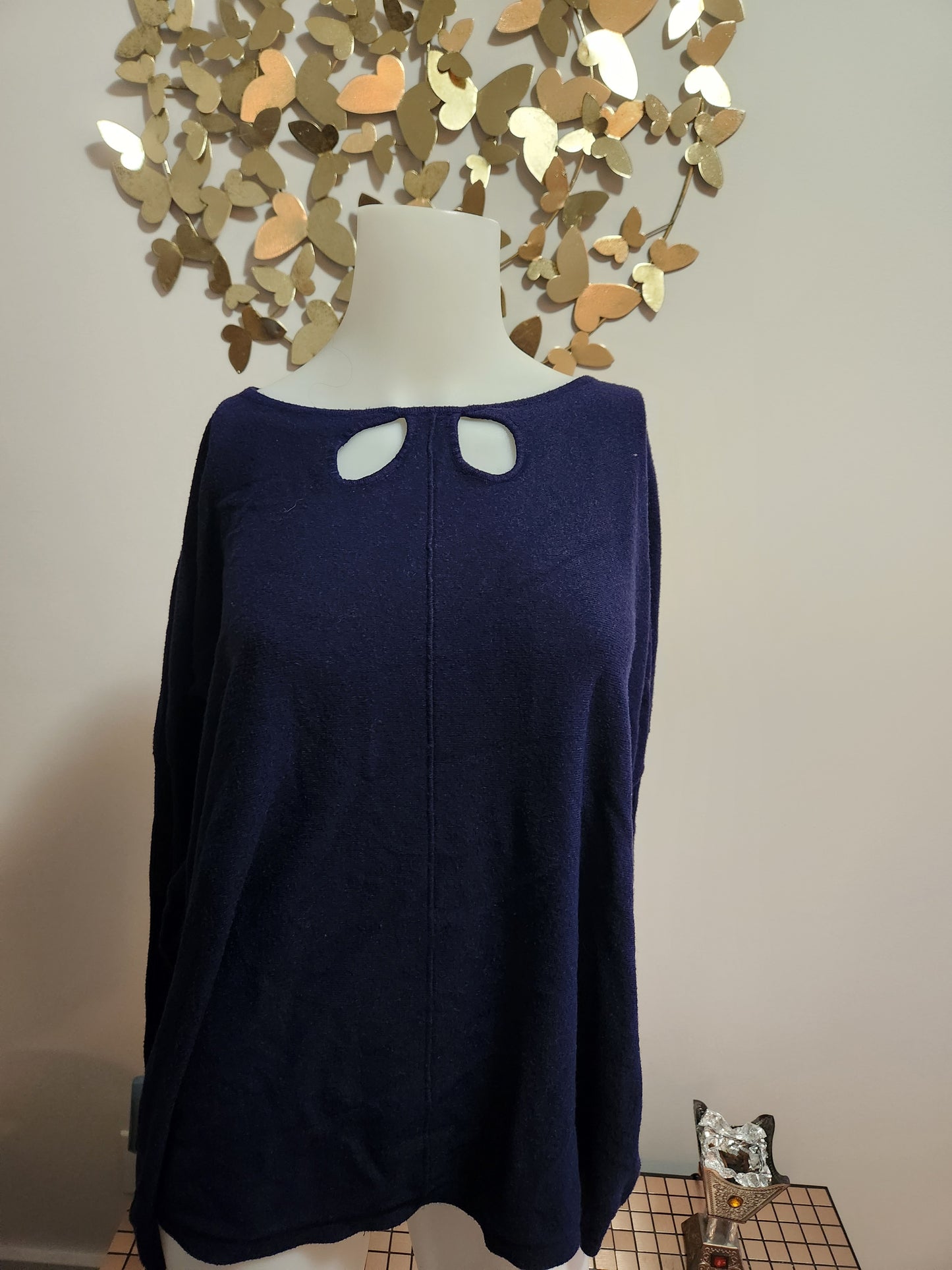 Orange Fashion Village Long Sleeve Top