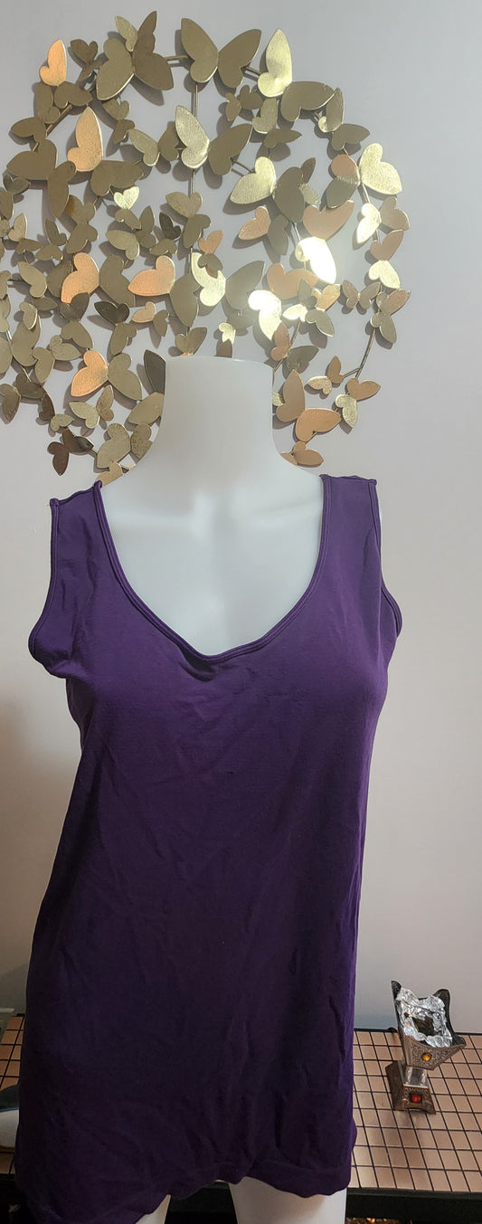Purple Bamboo Tank Top – XL