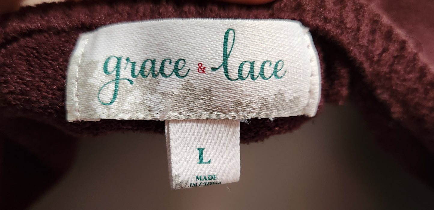 Grace & Lace Long Sleeve Top – Size L