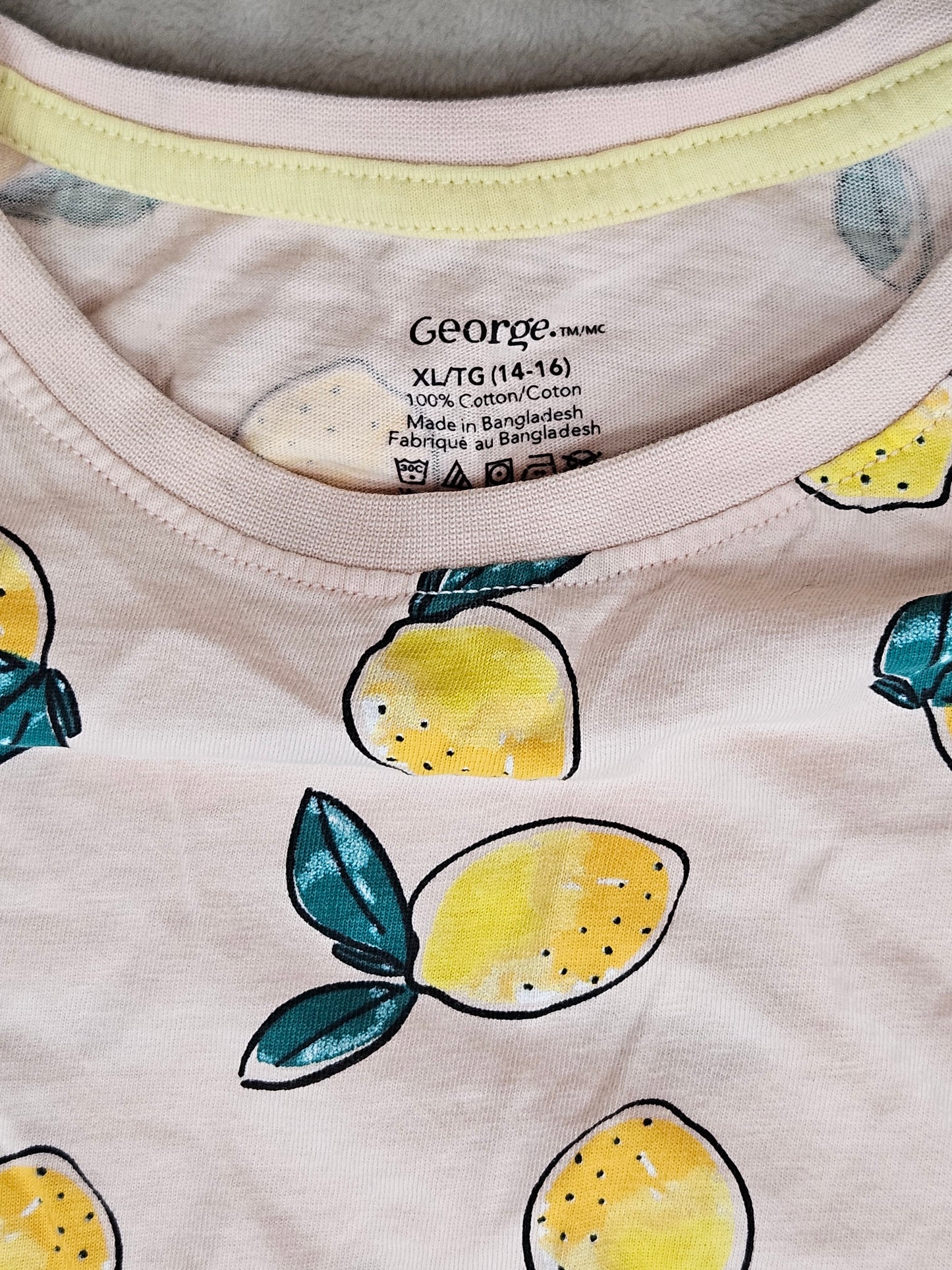 Youth PJ Set - Lemons