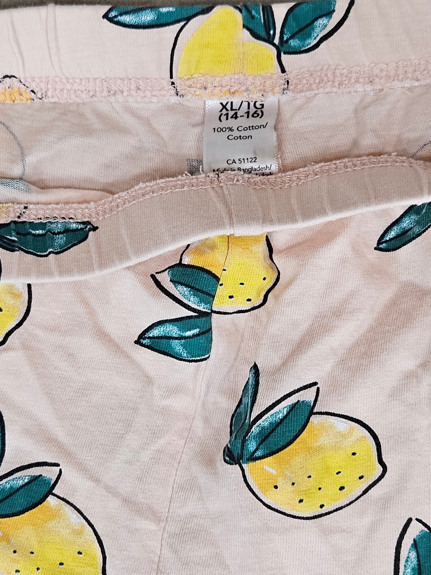 Youth PJ Set - Lemons