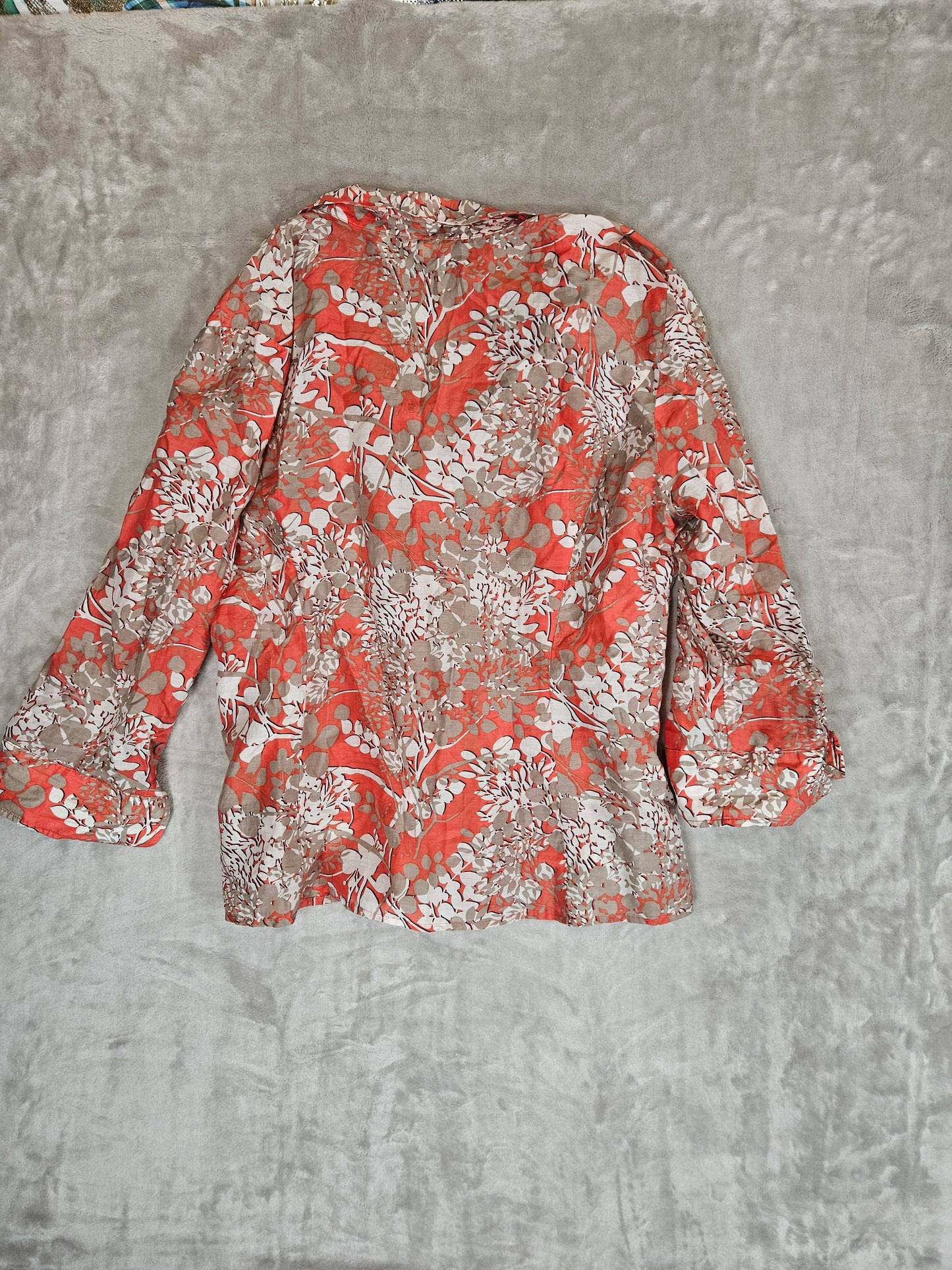 Silk Blouse/Skirt Set - Size XL