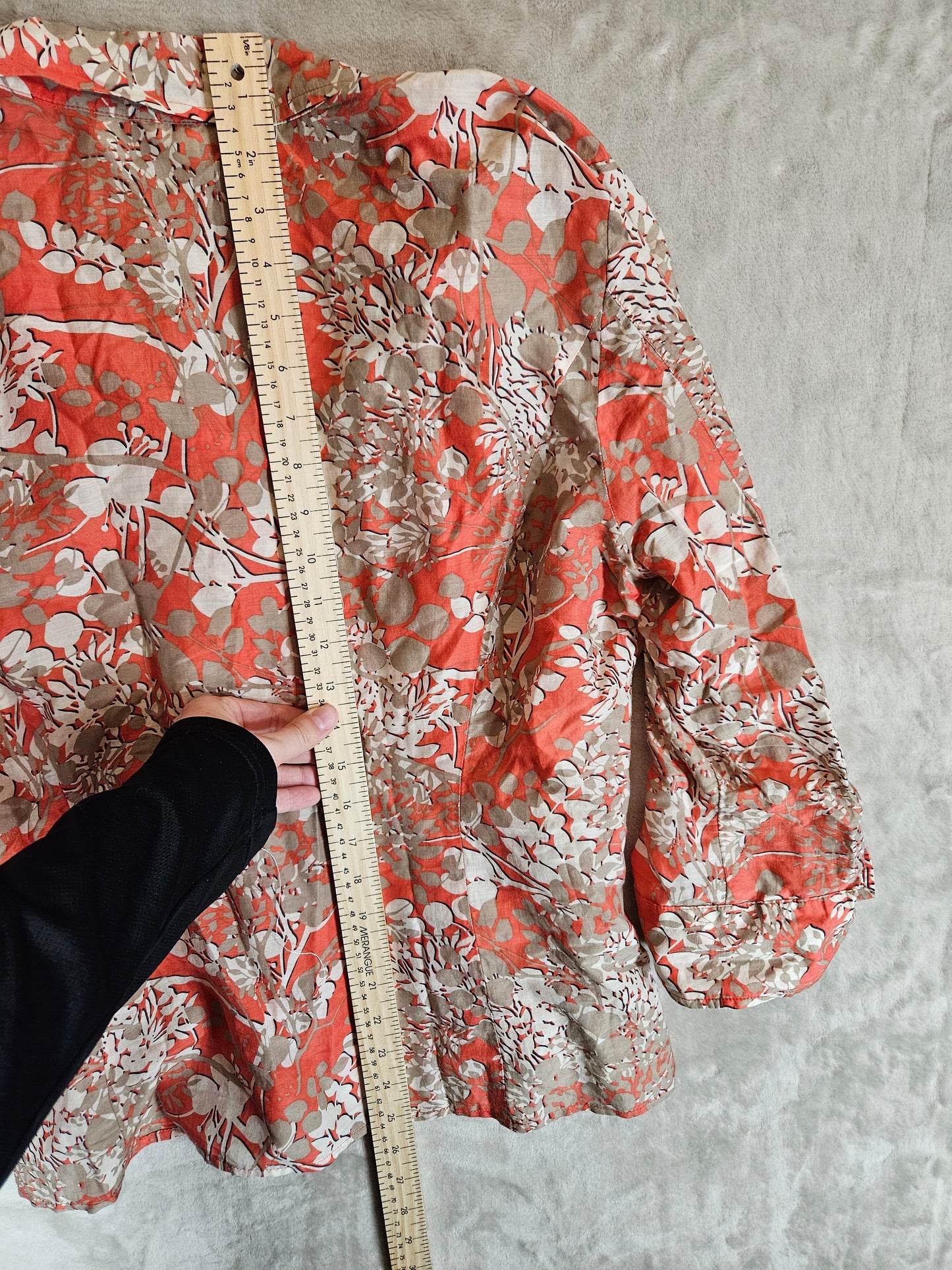 Silk Blouse/Skirt Set - Size XL