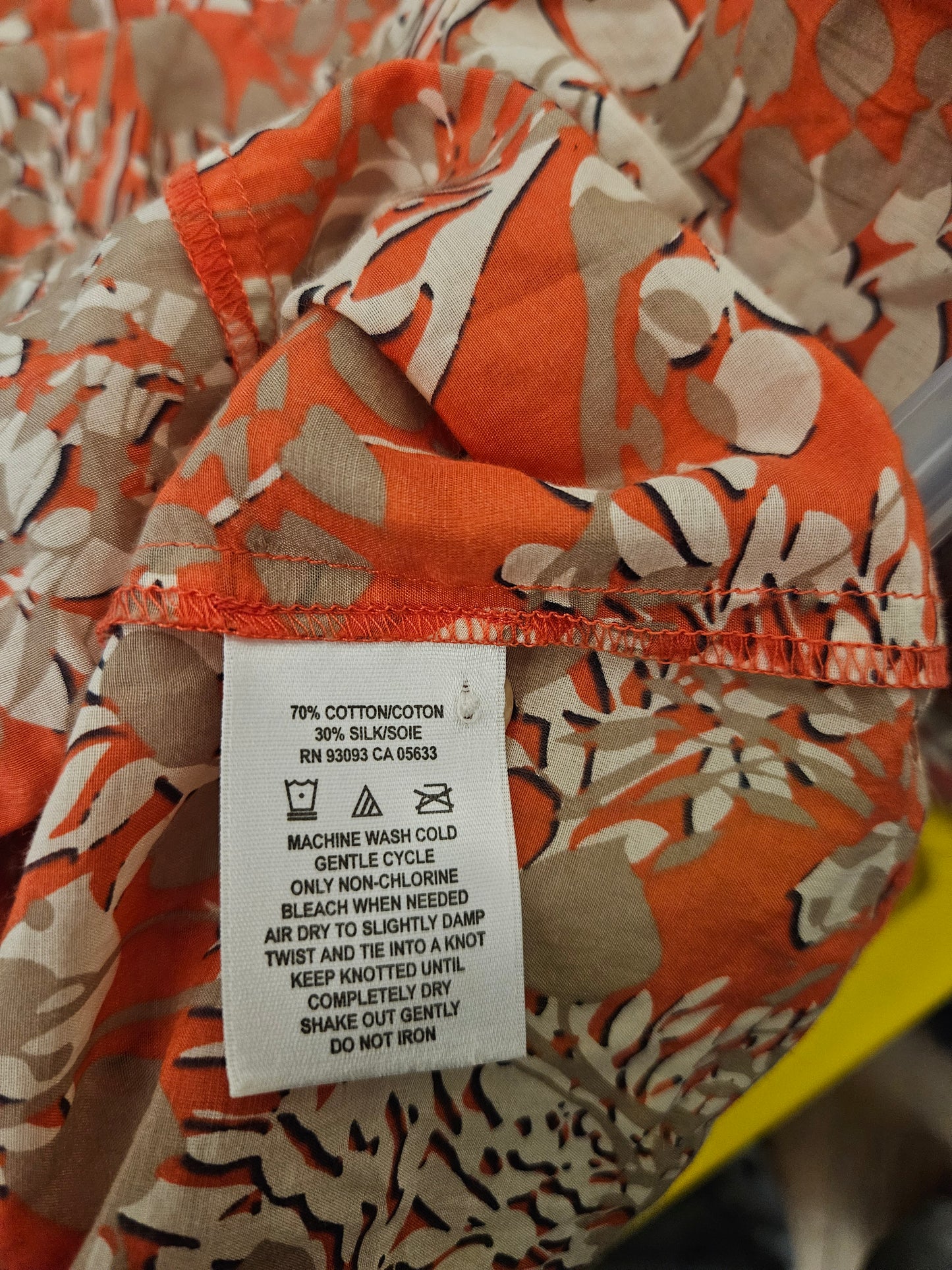 Silk Blouse/Skirt Set - Size XL