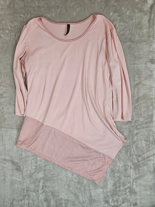 Pink 3/4 Sleeve Top - M