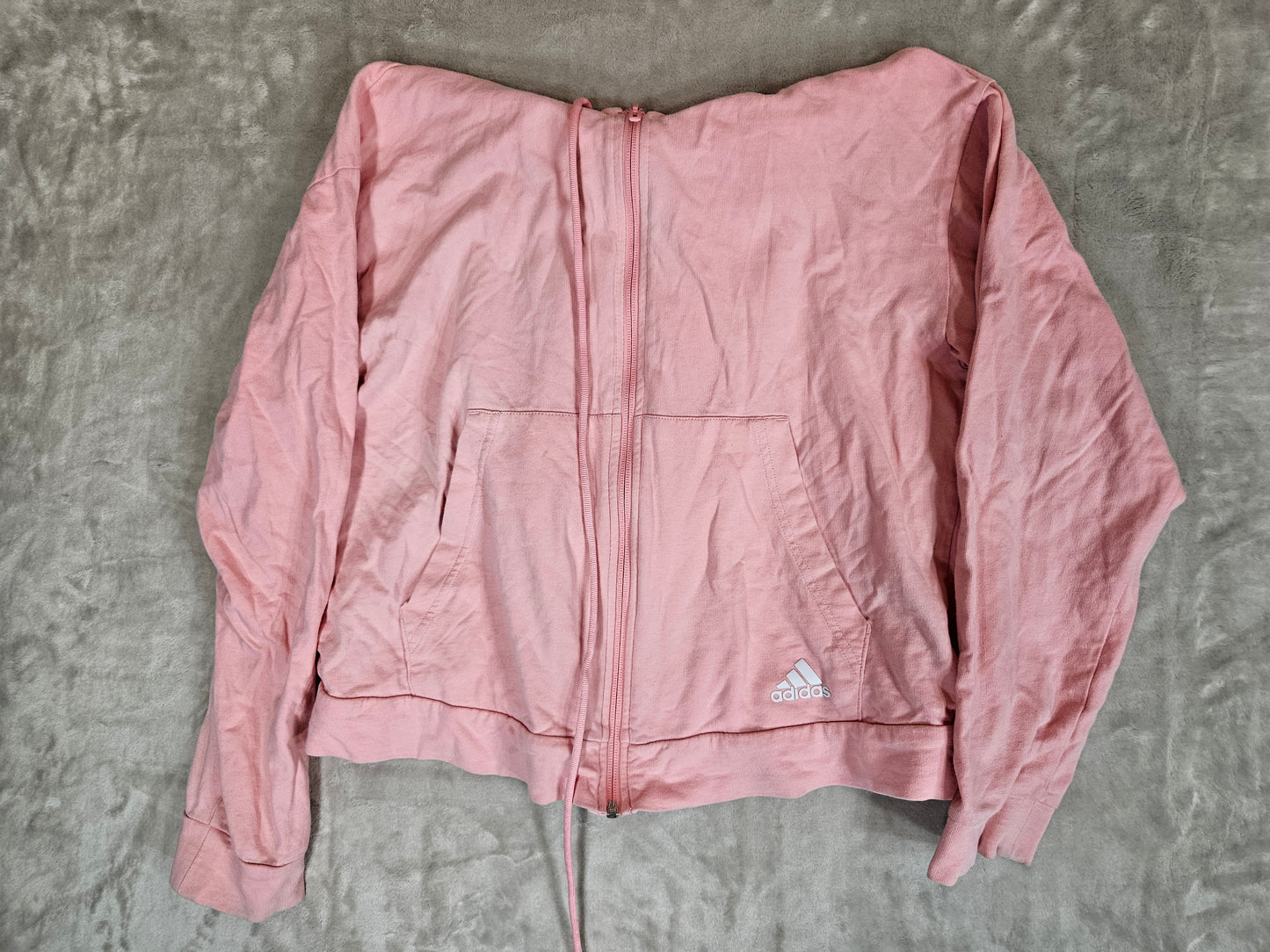 Adidas Zip Up Hoodie - L