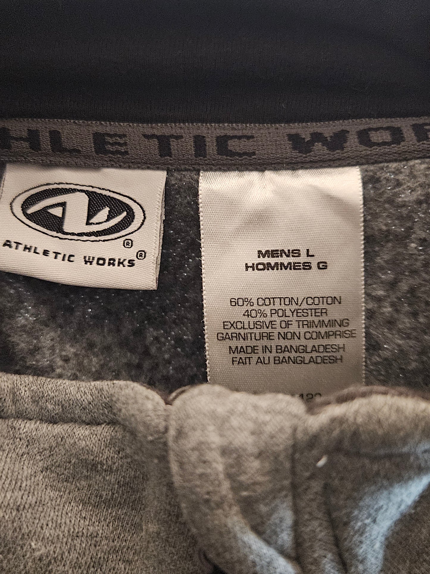 Athletic Works Zip Up Hoodie - L