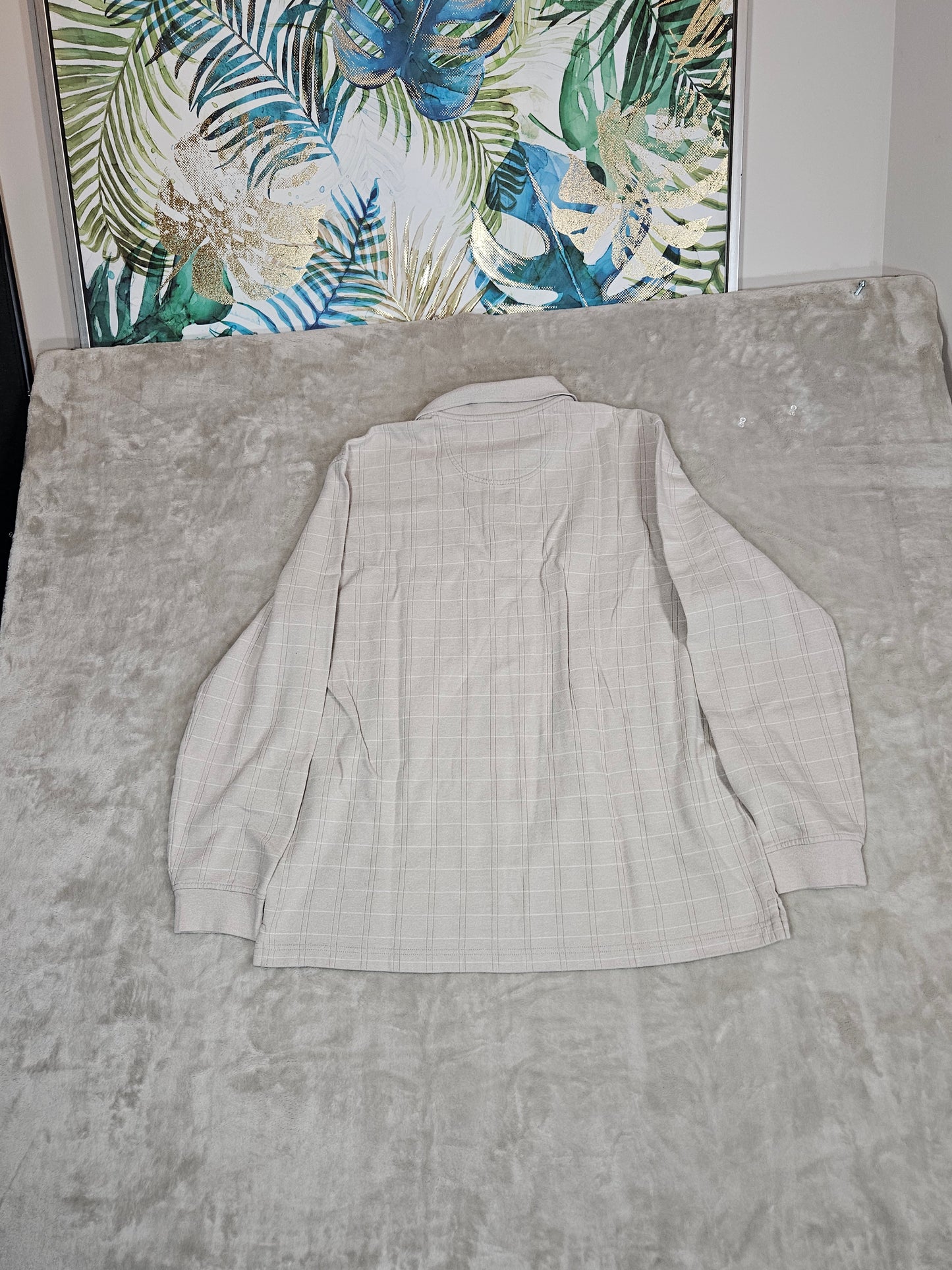 Van Heusen Long Sleeve Polo - L