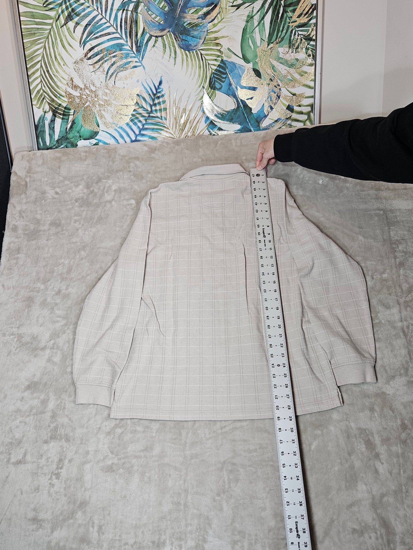 Van Heusen Long Sleeve Polo - L