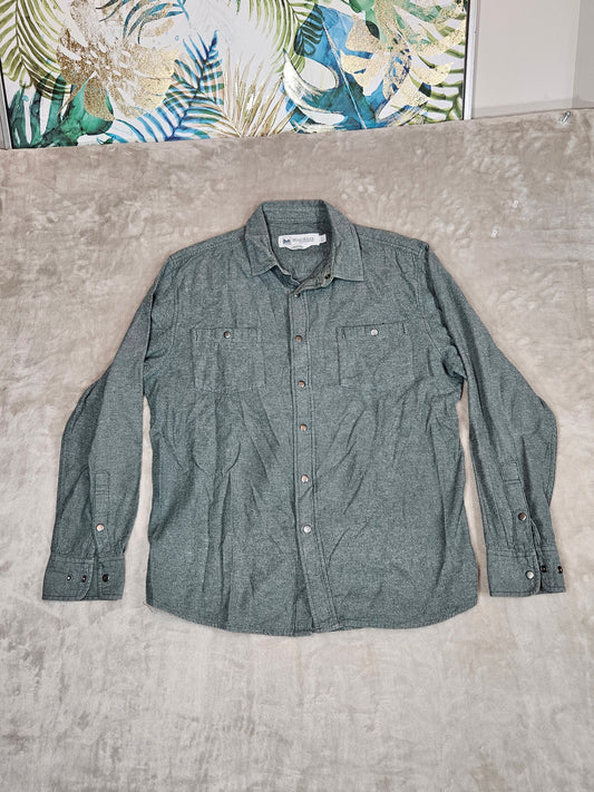 Wind River Button Up Polo - L