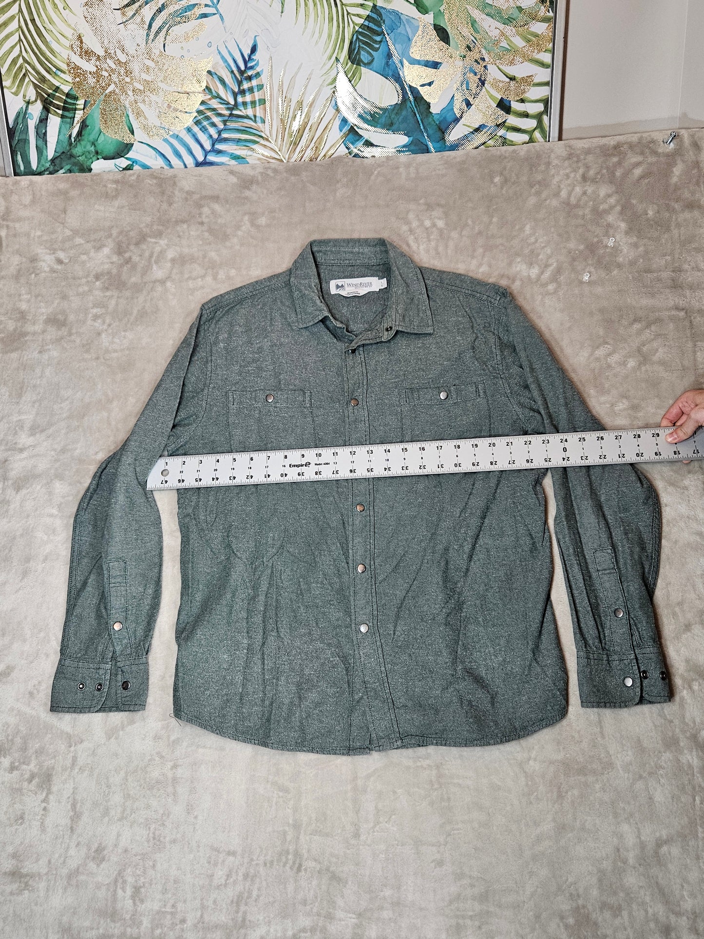Wind River Button Up Polo - L
