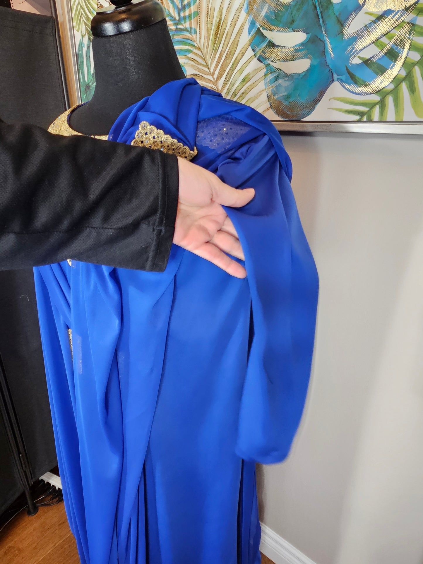 Royal Blue Abaya - Size M/L