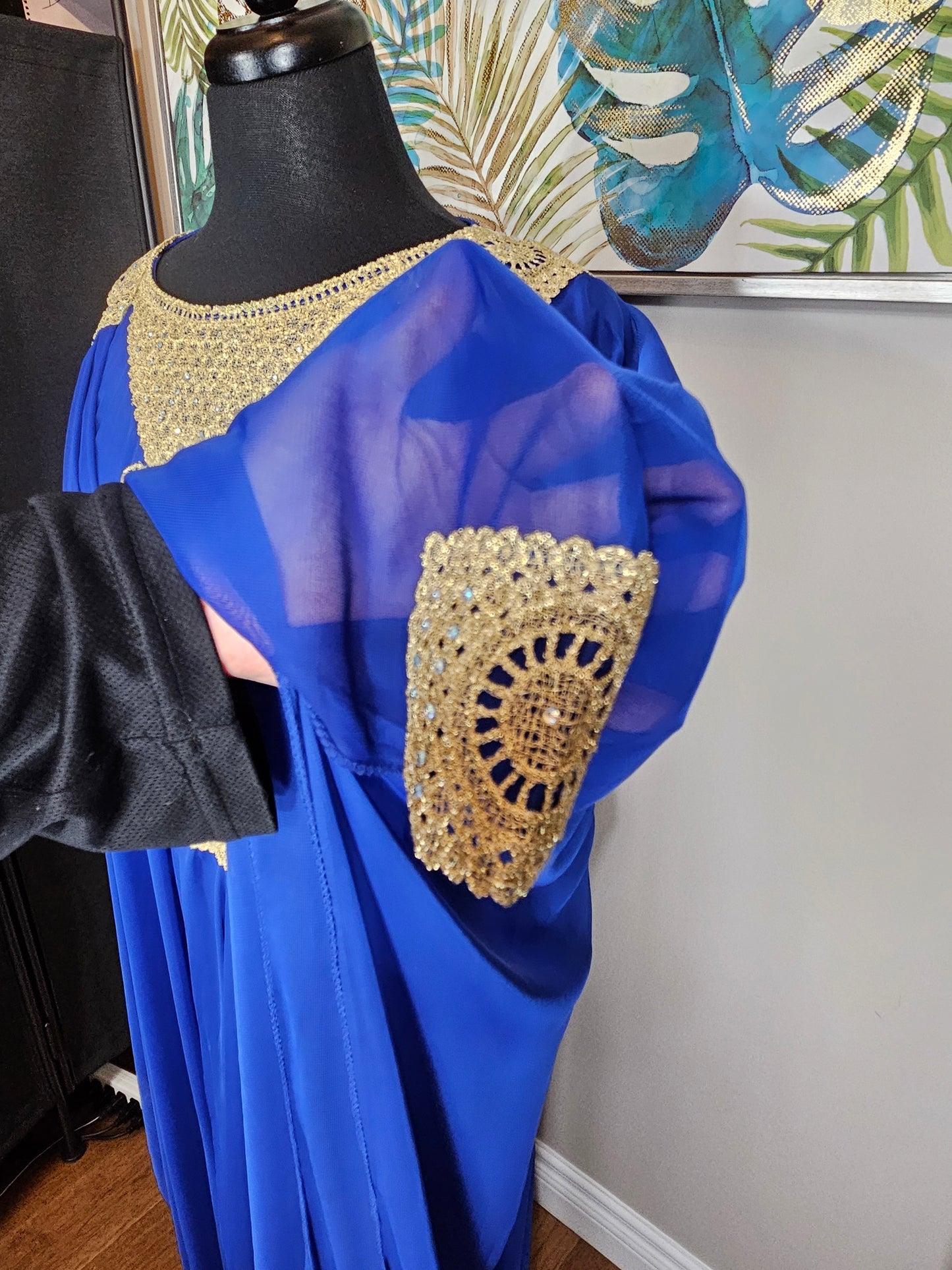 Royal Blue Abaya - Size M/L