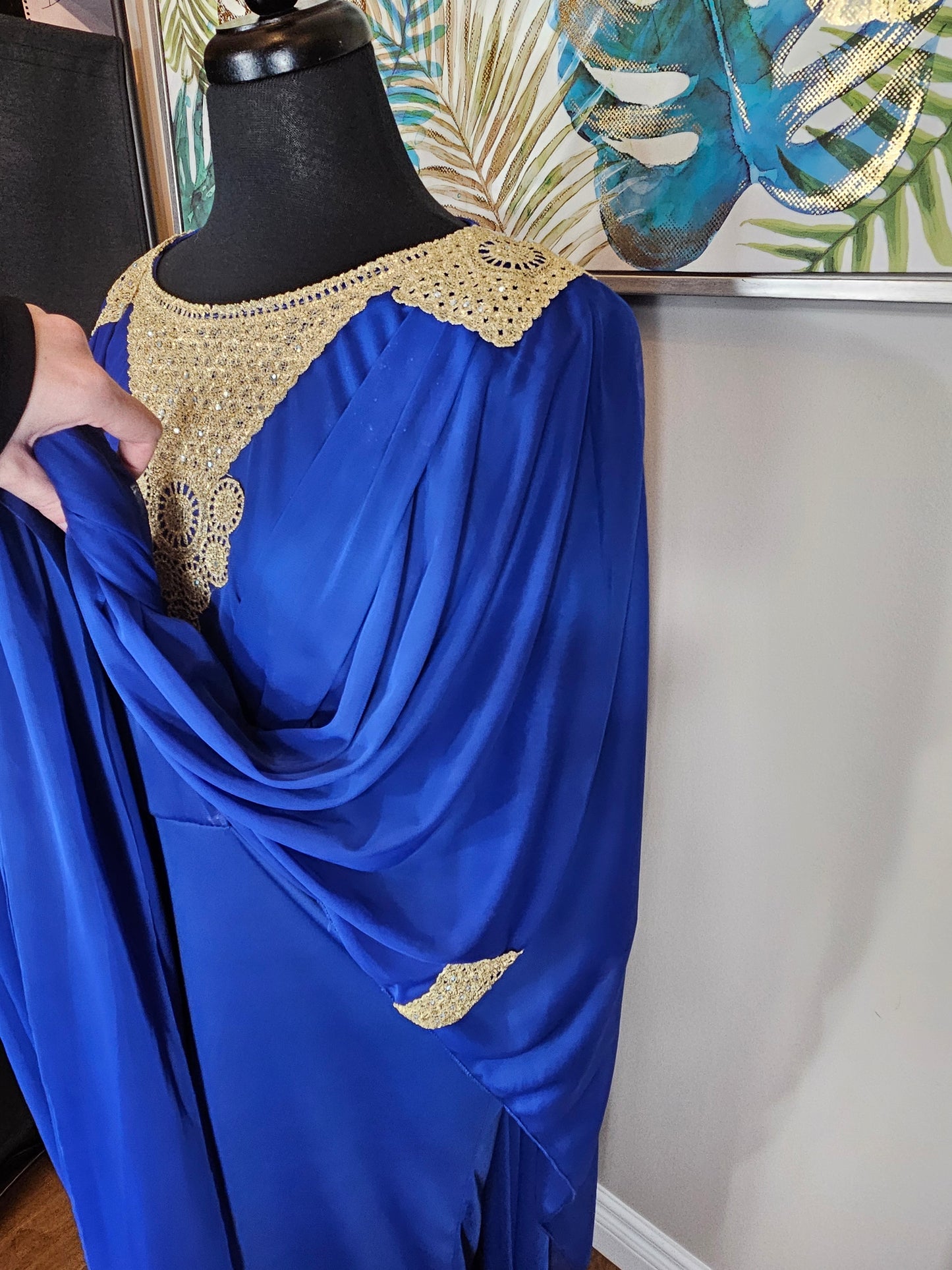 Royal Blue Abaya - Size M/L