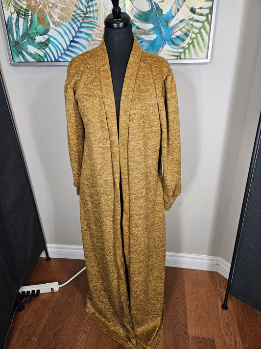 Floor Length Cardigan - Size Large